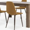VEDDE D160 stół dąb dziki + 4 JONSTRUP curry/ciemny dąb