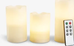 Świeca LED KRISTJAN 3szt/opak
