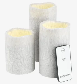 Świeca LED LAVA biały 3szt/op
