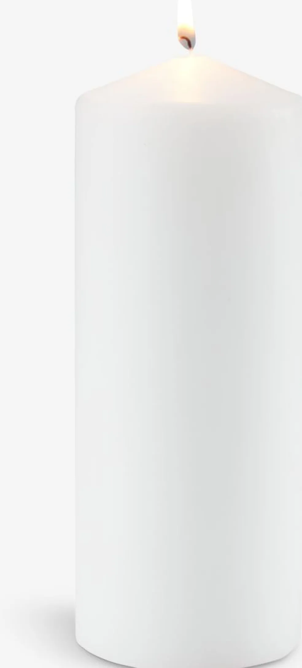 Świeca TORALF Ś8xW20cm biały