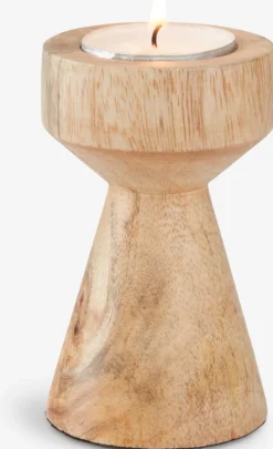 Świecznik JOHAN Ś6xW10cm drewno