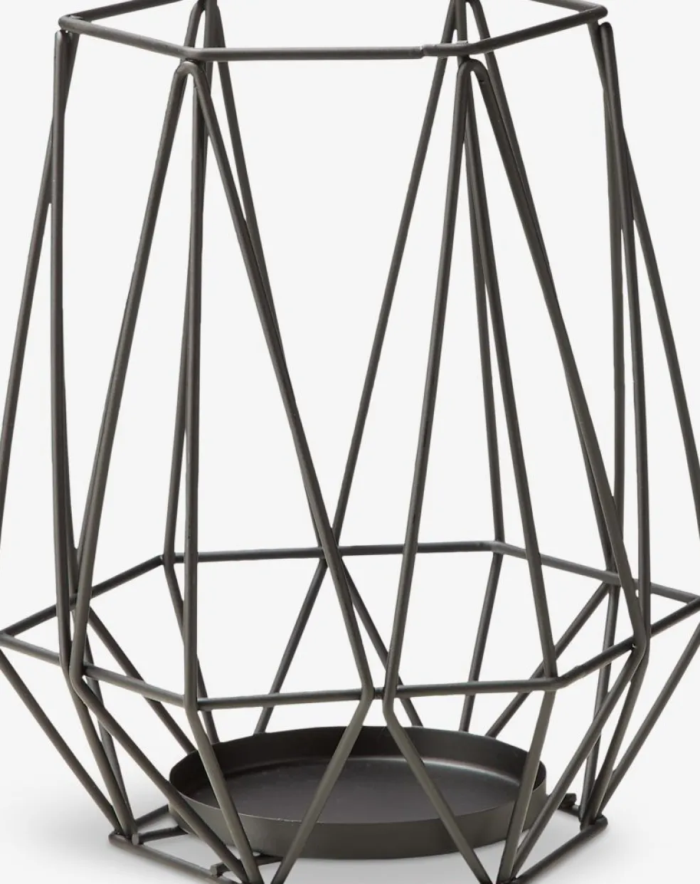 Świecznik NORDIC Ś16xW19cm czarny