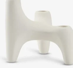 Świecznik VIGNIR S13xD16xW15cm naturalna biel