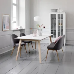 Witryna NORDBY 2 drzwi 1 szuflada biały
