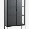 Witryna VIRUM 2 drzwi czarny