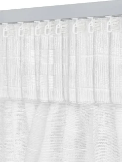 Zasłona ABRAUR 1x140x300 naturalna biel