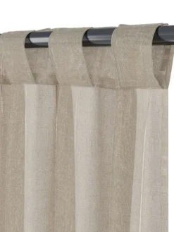 Zasłona AGA 1x140x300 lnianopodobna khaki