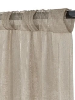 Zasłona AGA 1x140x300 lnianopodobna khaki