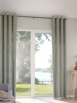 Zasłona ANHOLT 1x140x300 brudnozielony