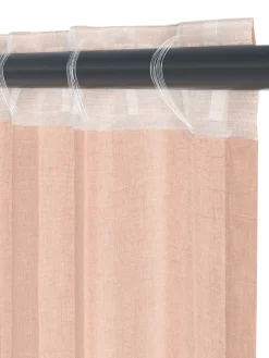 Zasłona FONNA 1x140x245 brudnoróżowy